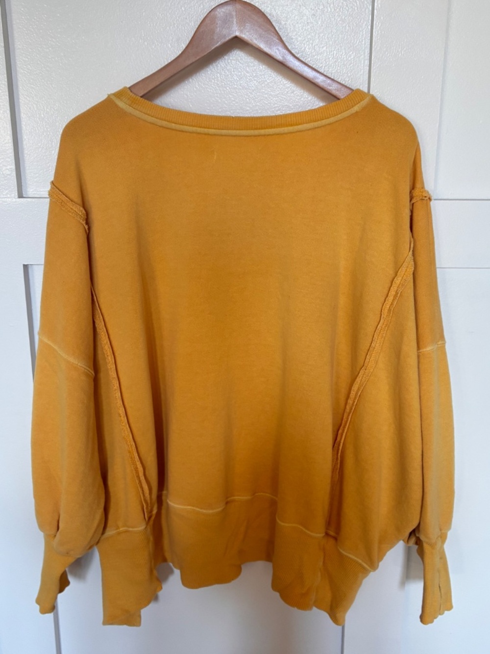 Free People yellow Camden sweatshirt - Picture 6 of 6
